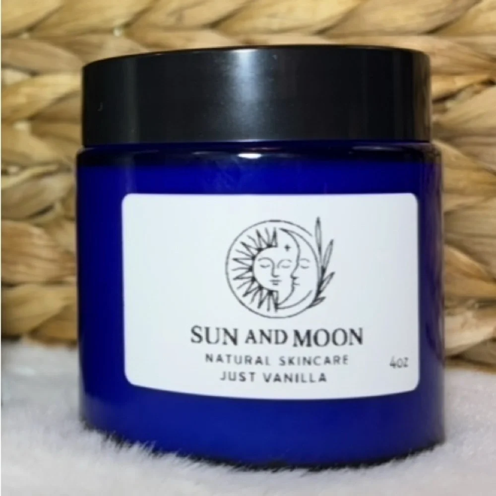 Vanilla Tallow Balm by Sun and Moon Skincare 4oz Jar